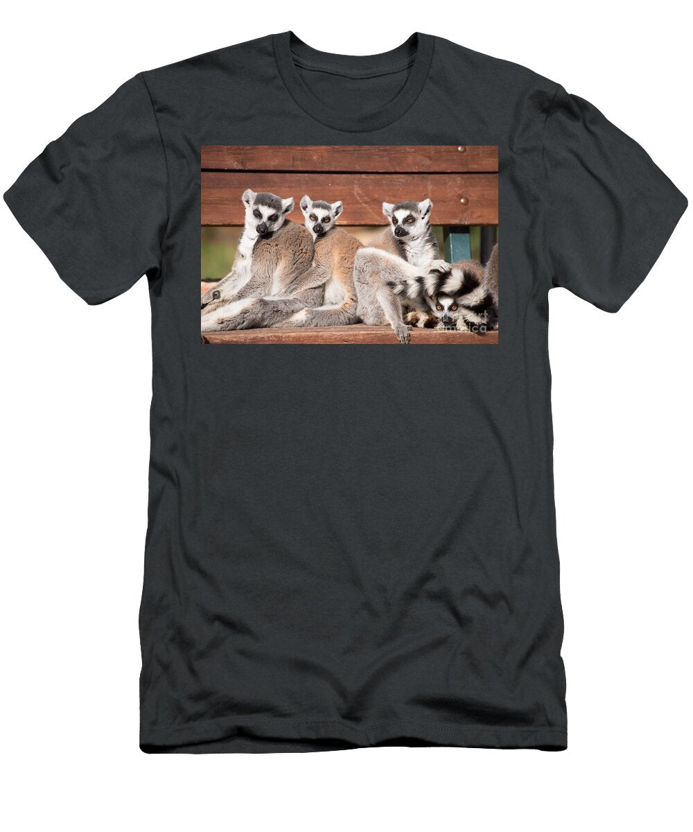 1 Ring Tailed Lemurs George Atsametakis T-Shirt