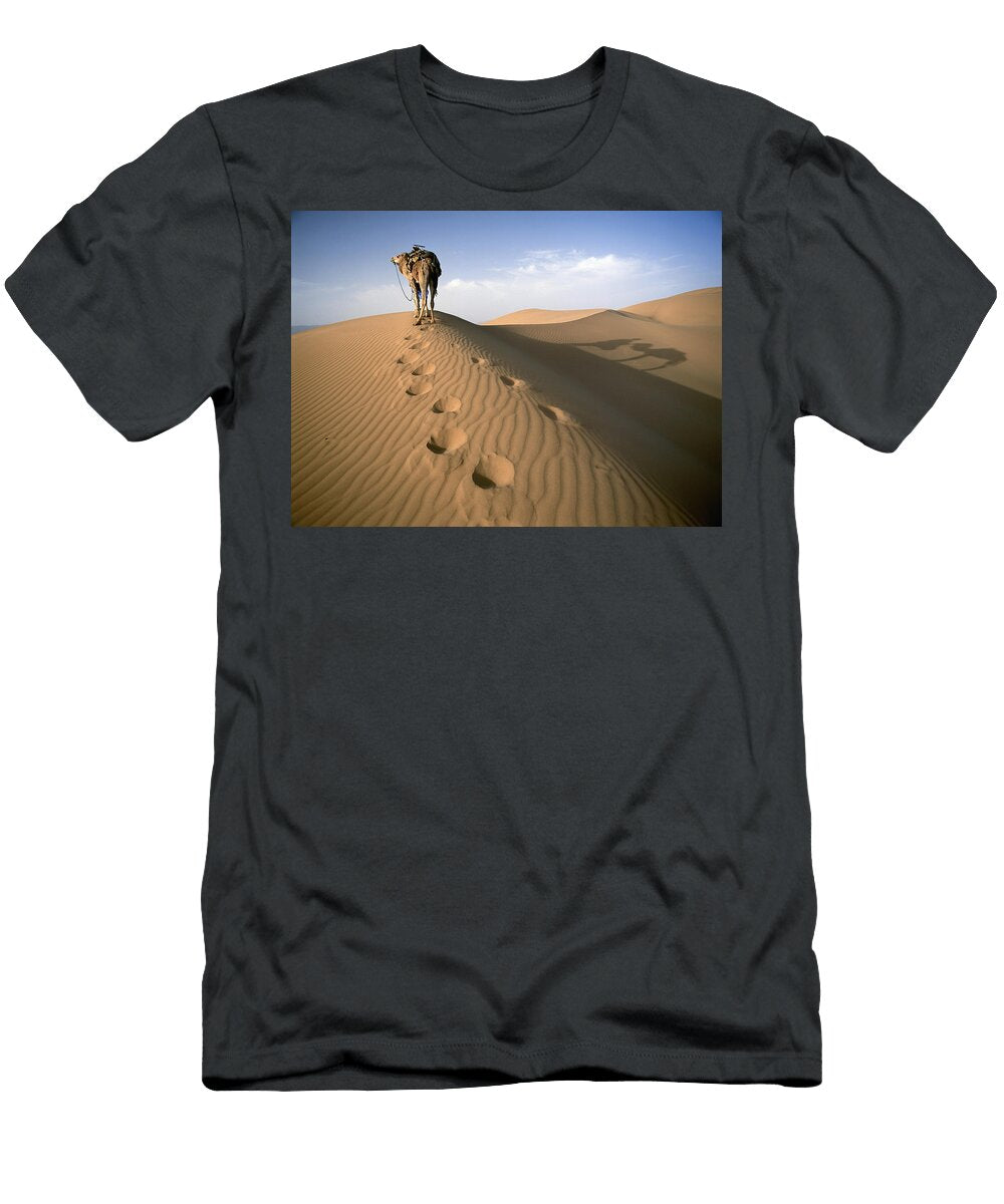 Blue Man Tribe of Saharan Traders with Axiom Photographic T-Shirt