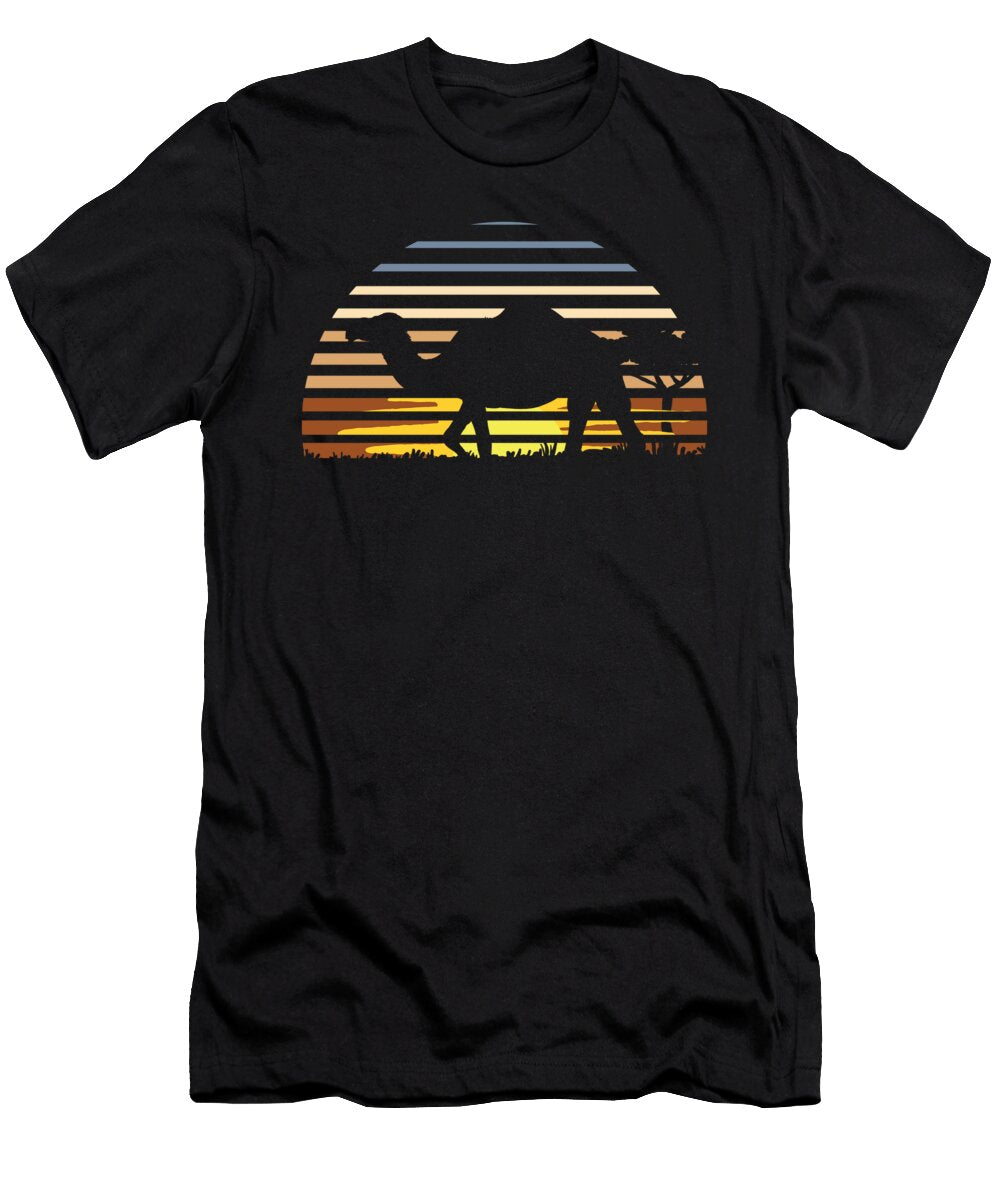 Camels Humps Bactrian Camel Desert Animals Wildlife Camelus Gifts Thomas Larch T-Shirt