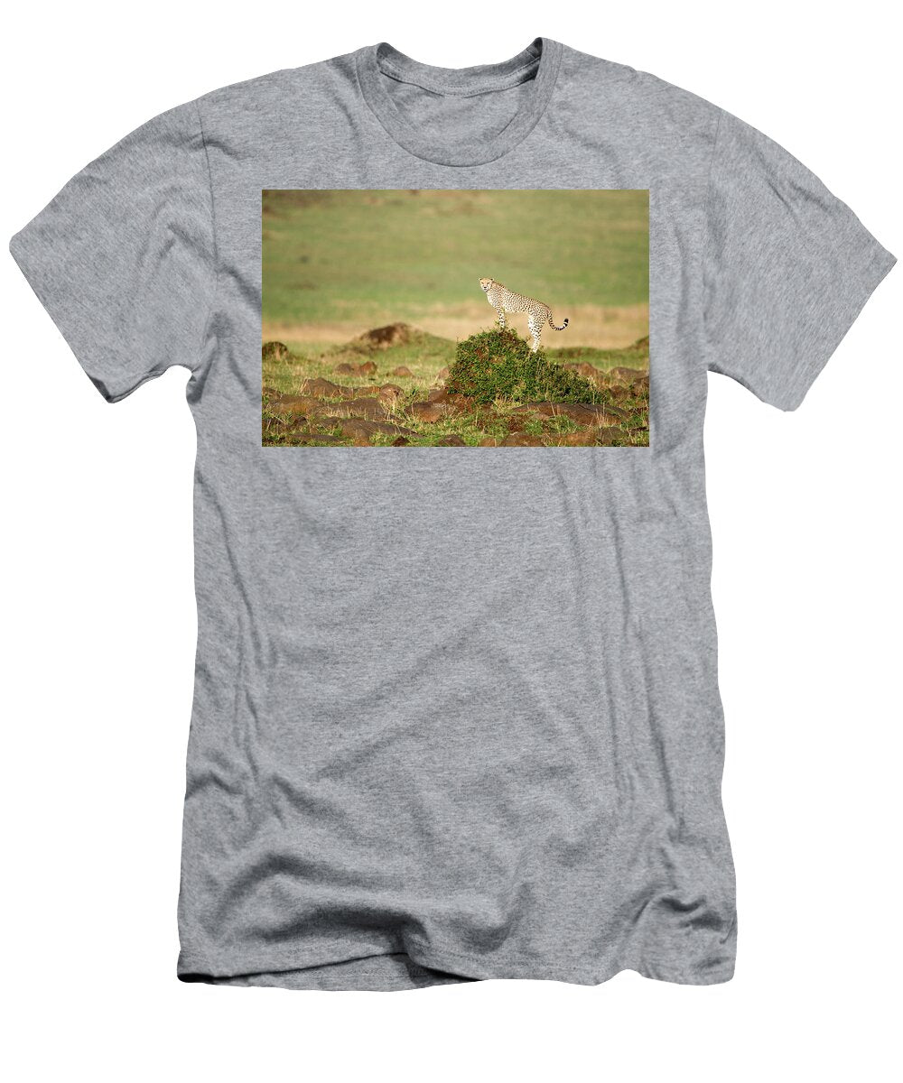 Cheetah Acinonyx Jubatus in a Forest Animal Images T-Shirt