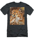 Cheetah and Cub David Stribbling T-Shirt