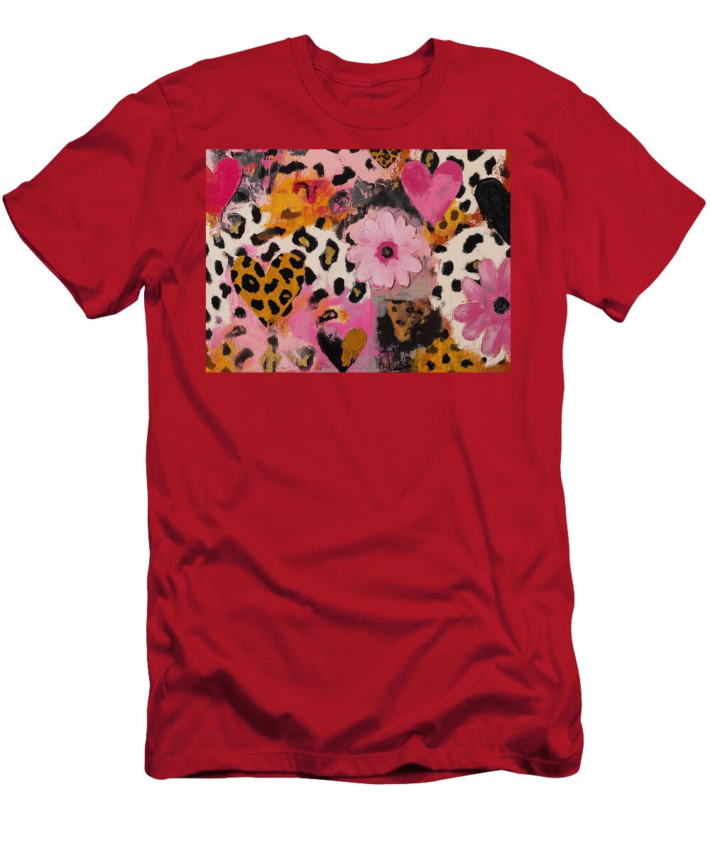 Cheetah Heart 2 Lisa S Baker T-Shirt