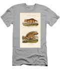Jackal and Striped Hyena 1813 Engraving Sydenham Teast Edwards T-Shirt