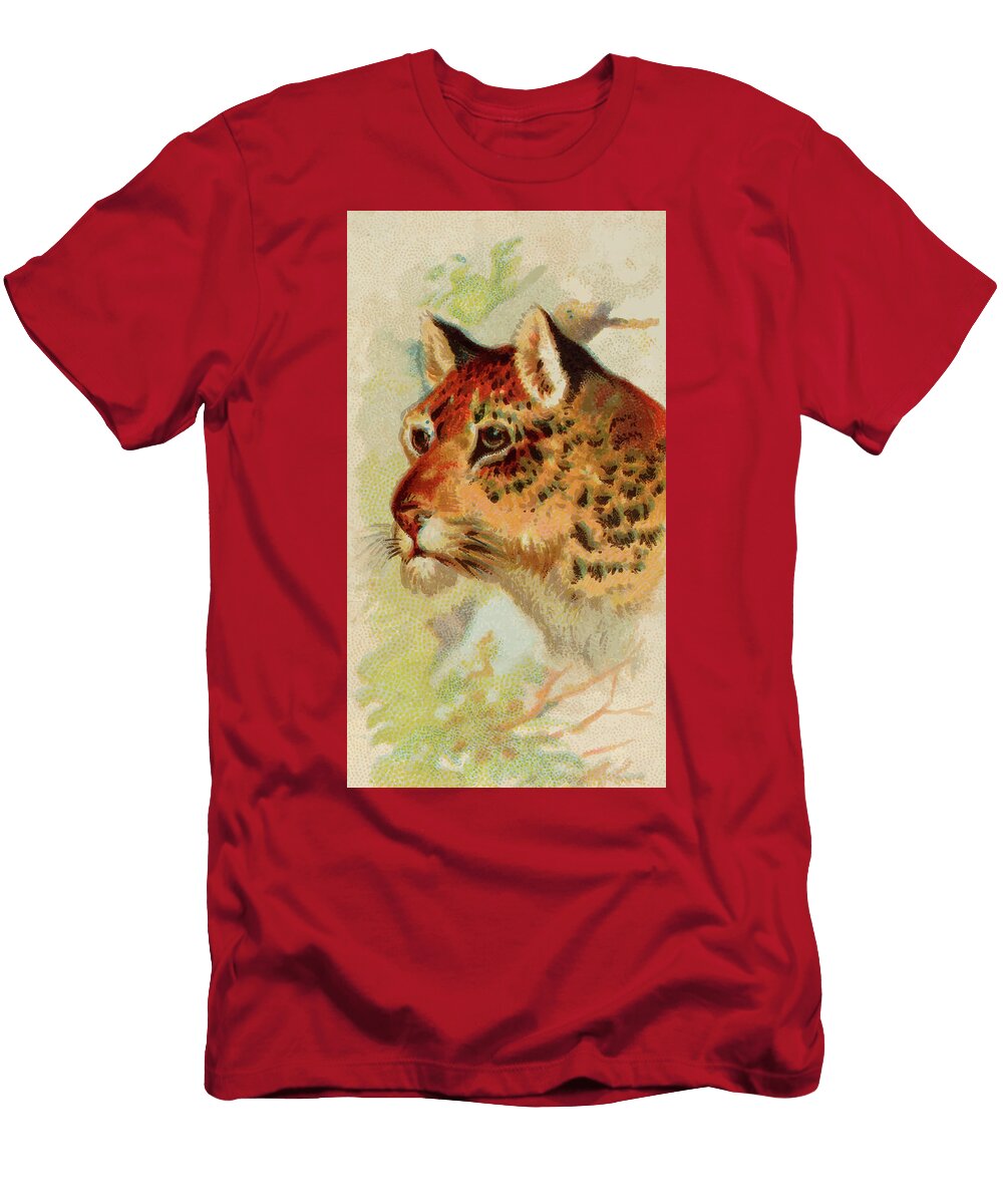Leopard Vintage Animal Illustration Picked and Shared T-Shirt