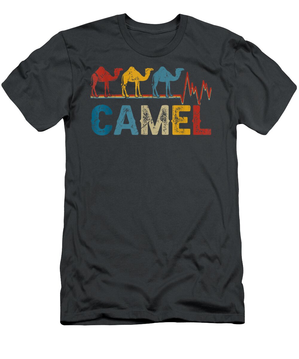 Retro Camel Heart Xmas Valentines Day Gift T Layden Zaina T-Shirt