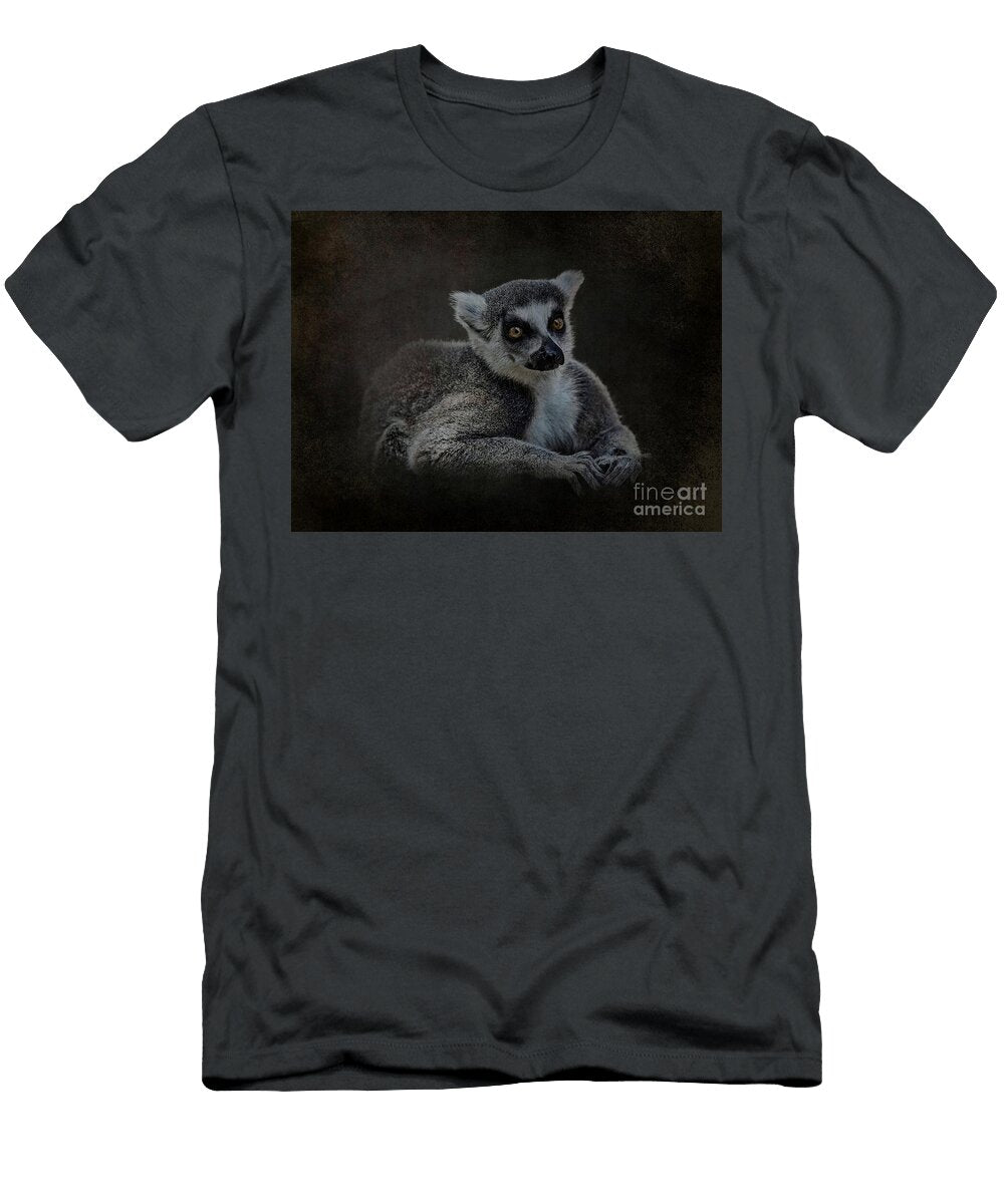 Ring Tailed Lemur Gazing Erin Okeefe T-Shirt