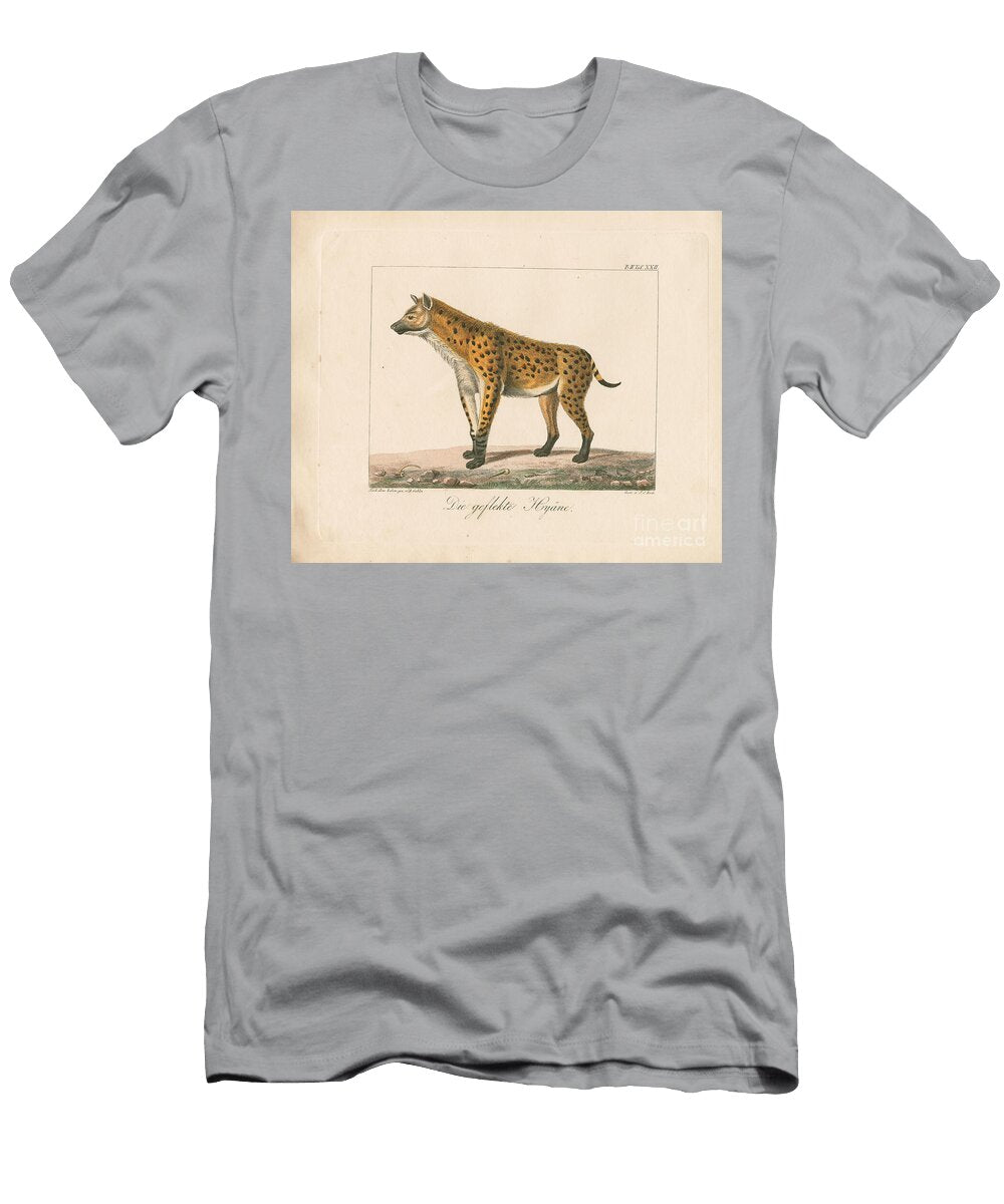 Spotted Hyena Hand Coloured Litho Ambrosius Gabler T-Shirt